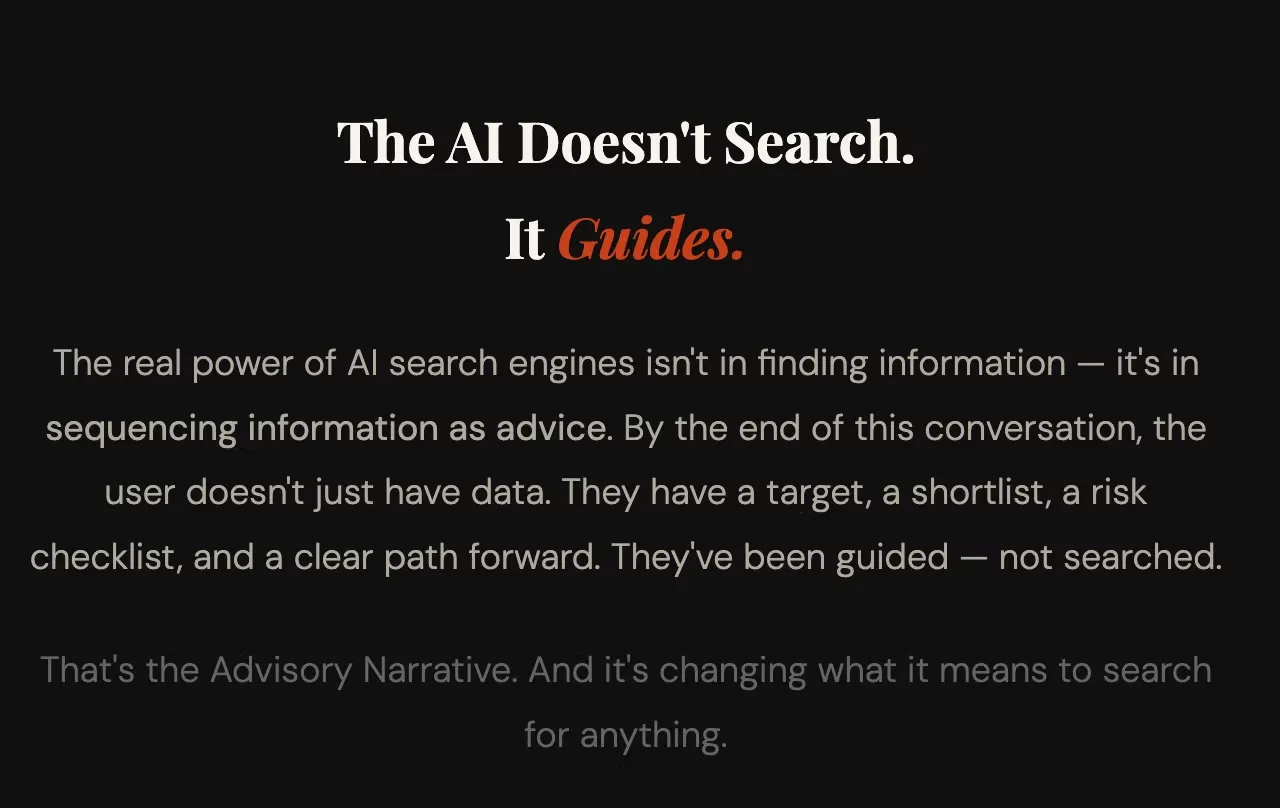 How AI Search Engines Guide You to a Decision