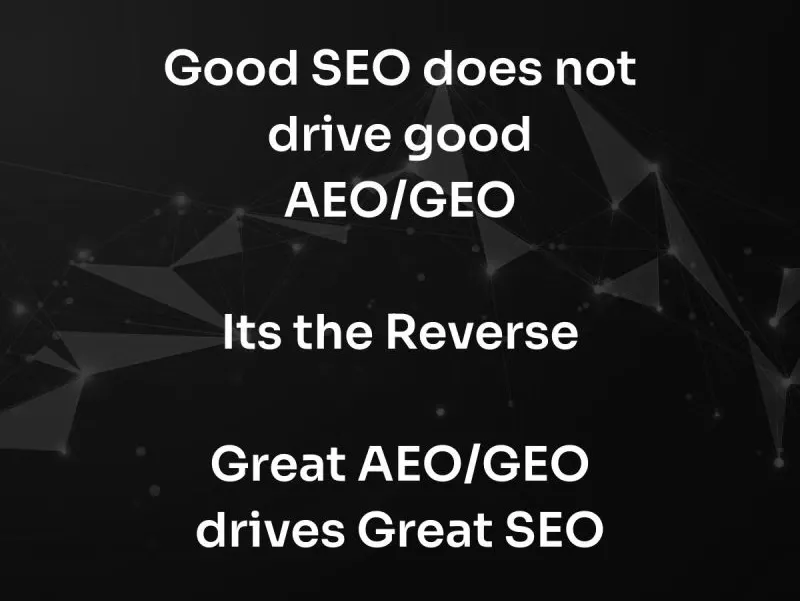 AEO Isn't Just SEO, It's SEO Raised to Its Highest Standard