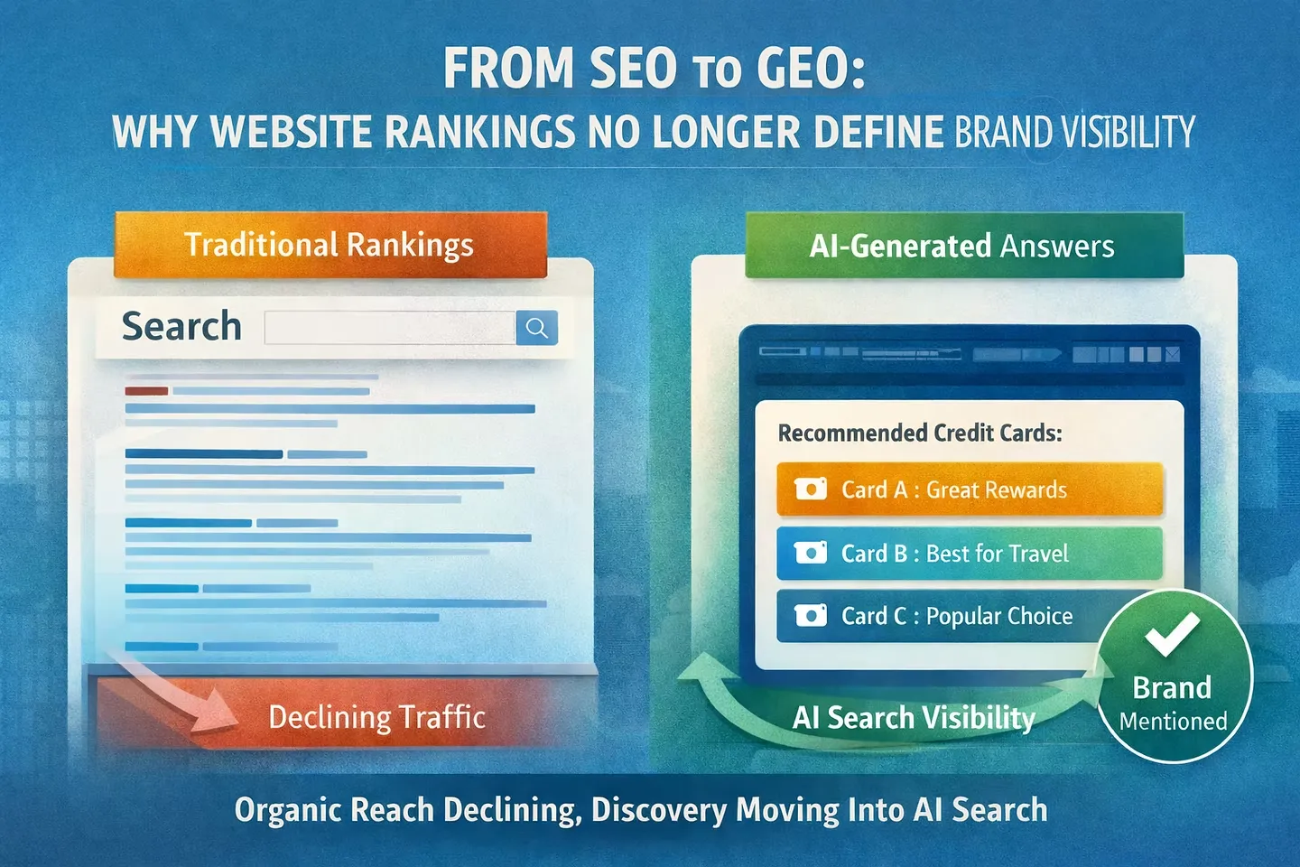 From SEO to AEO / GEO: Why Website Rankings No Longer Define Brand Visibility